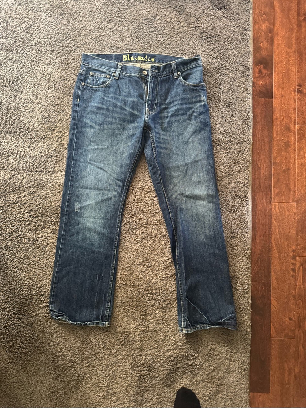 Bluenotes Men’s Relaxed Blue Denim Jeans